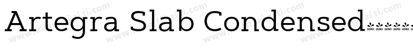 Artegra Slab Condensed字体转换